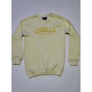 (#C) Corolla North Carolina Pullover Sweater Size Women M Yellow Long Sleeve